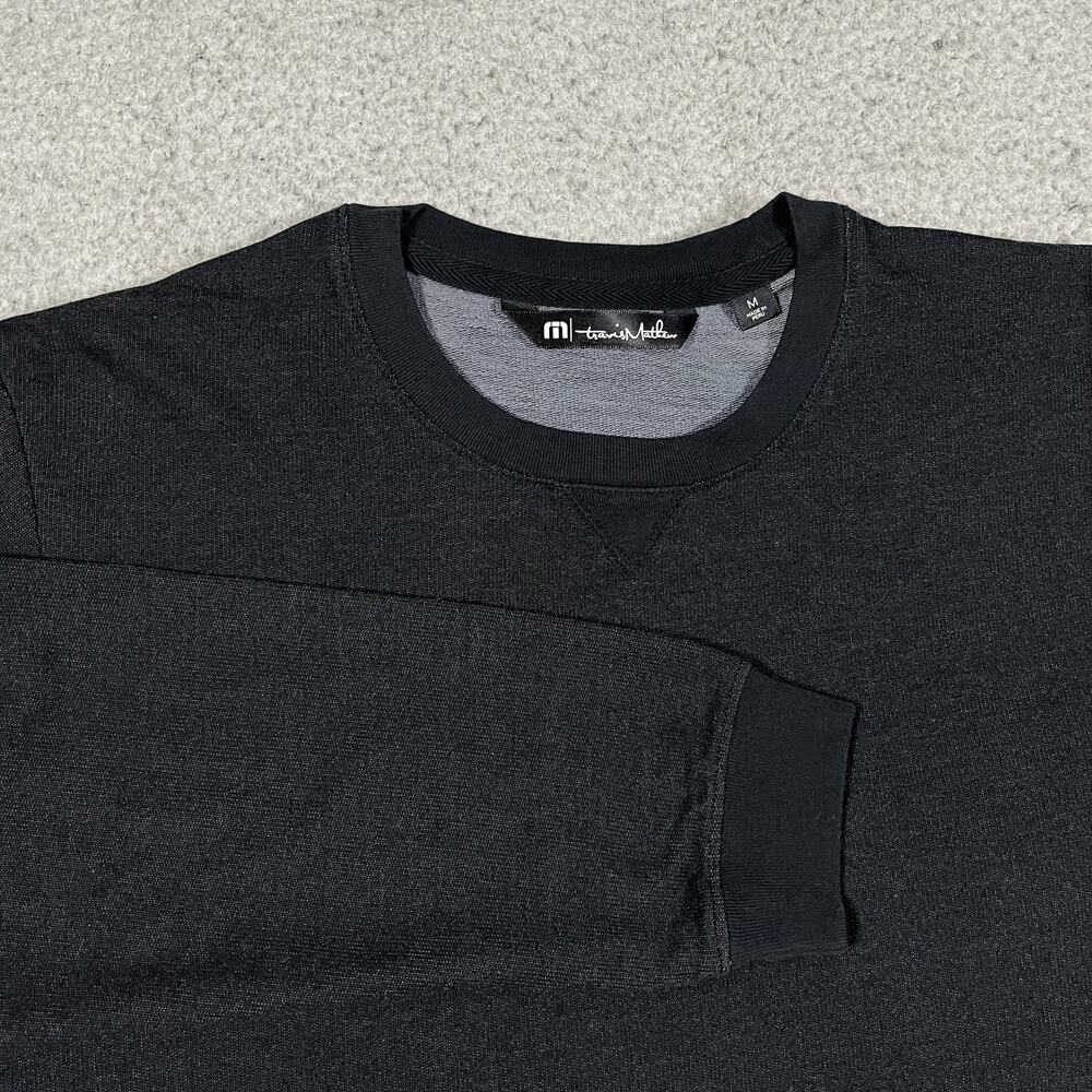 Travis Mathew Sweatshirt Mens M Crewneck Golf Sweater Pullover Stretch Soft - Picture 4 of 11